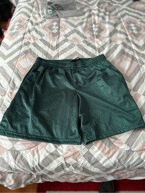 MARKET Studios Green Mesh Athletic Shorts